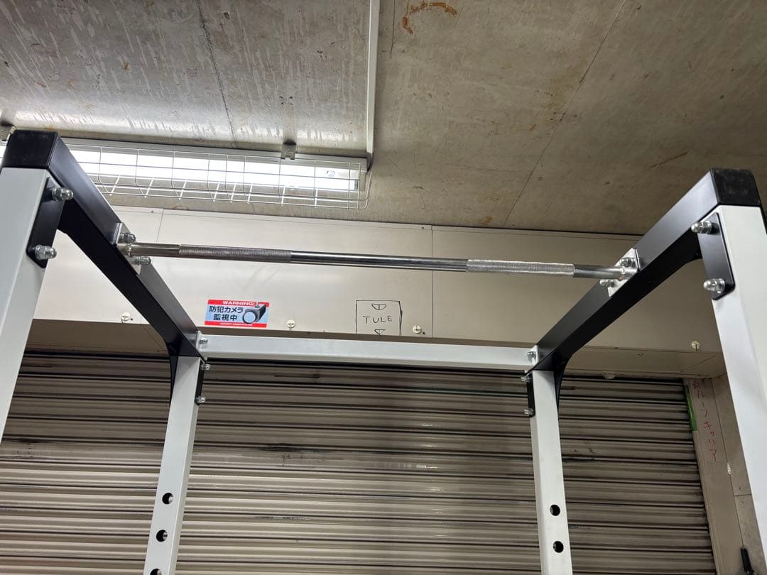 IROTEC パワーラックとバー２本付き 手渡し。