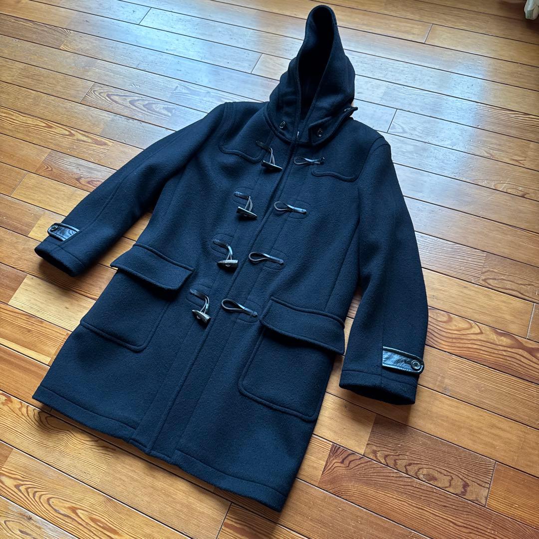 x*a様 デンハム　ダッフルコート　黒 サイズ　L