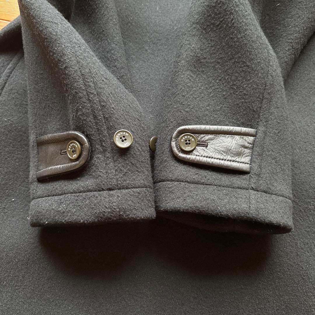 x*a様 デンハム　ダッフルコート　黒 サイズ　L