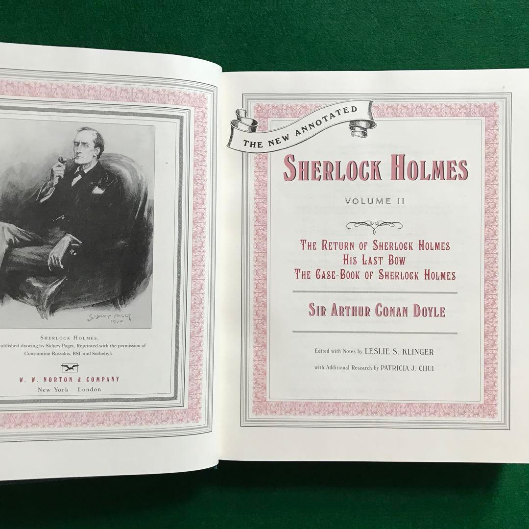 洋書 Sherlock Holmes: The New Annotated