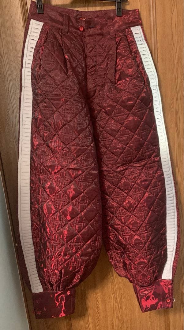 ha｜za｜ma 銀河に座する透明彩度のキルティングニッカポッカ ハザマ