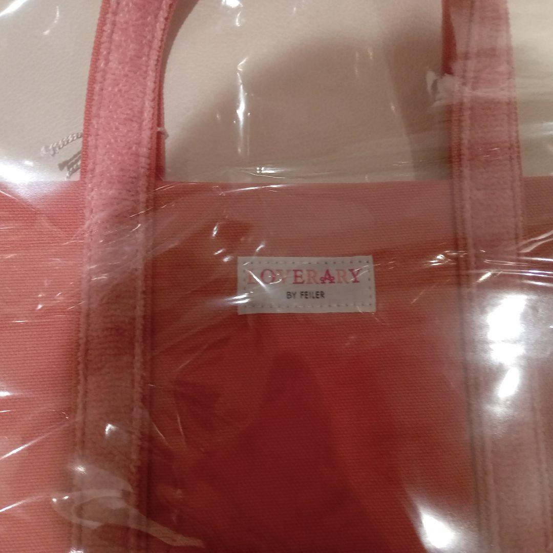 フェイラーFEILERオールドテディガールワッペントートバッグピンク　クマ　くま