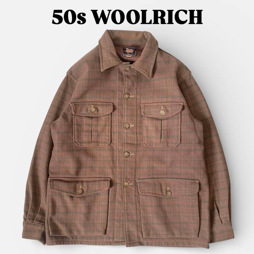 50s WOOLRICH ウールリッチ マッキーノ クルーザージャケット