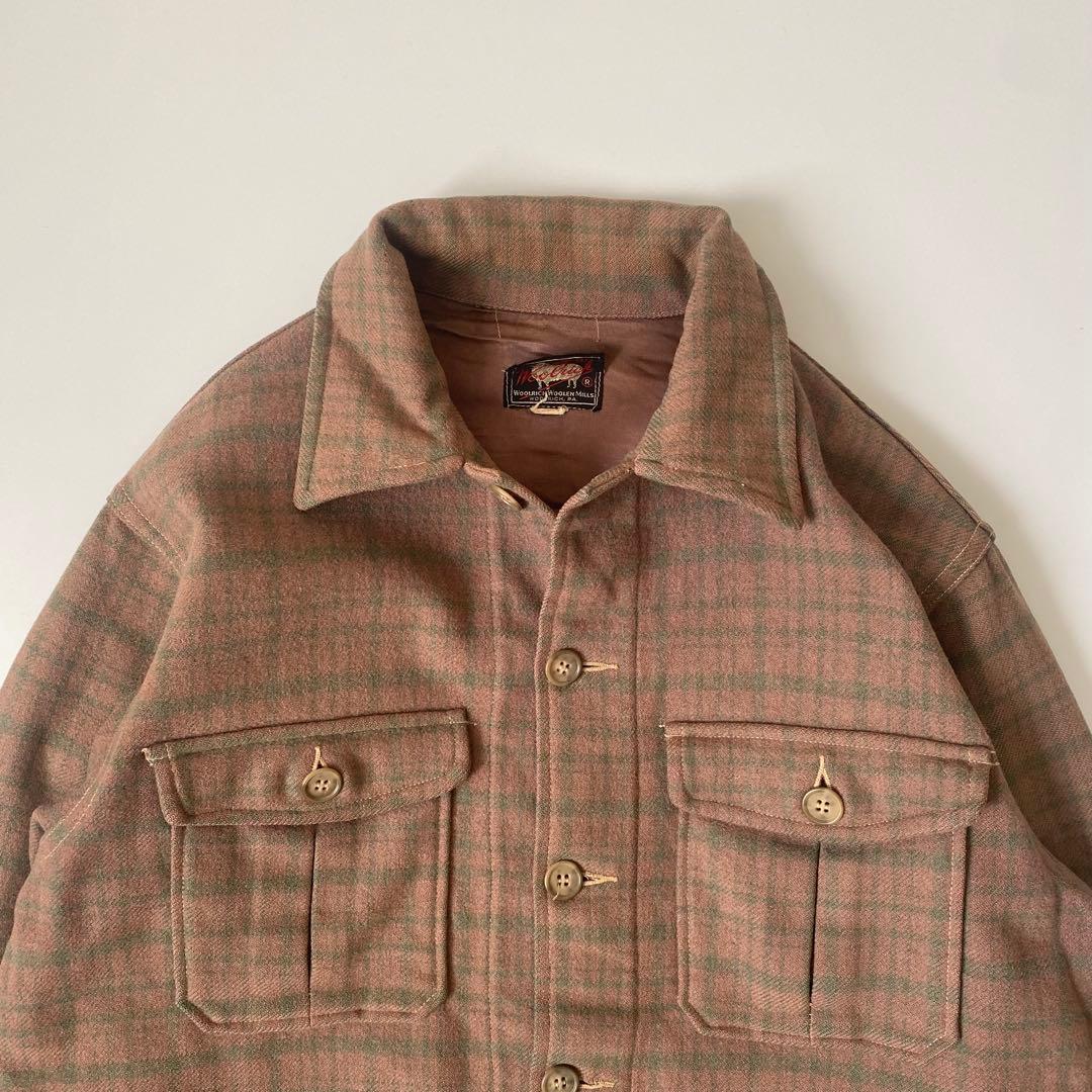 50s WOOLRICH ウールリッチ マッキーノ クルーザージャケット