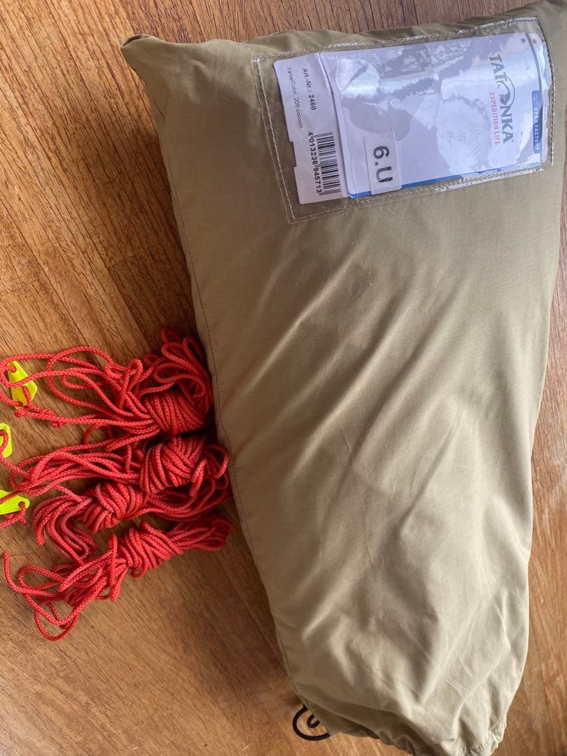 タトンカ タープ TATONKA Tarp 1TC コクーン　設営セット