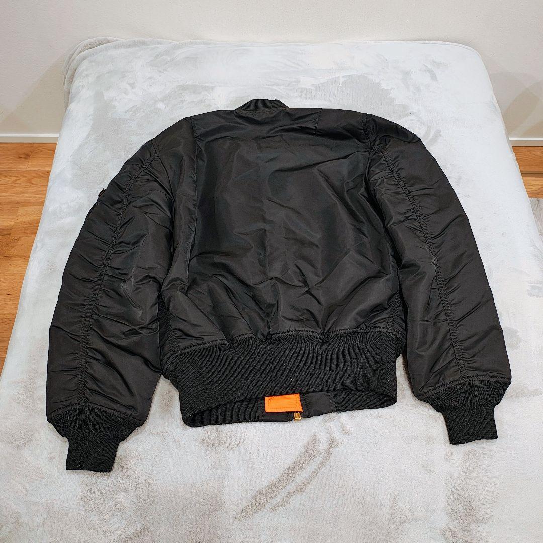 ALPHA INDUSTRIES MA-1 フライトジャケット S 美品 黒