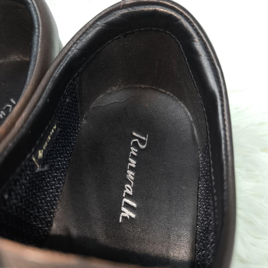 ✨美品✨ ランウォーク ドレスシューズ ゴアテックス 外羽根 プレーントゥ 濃茶