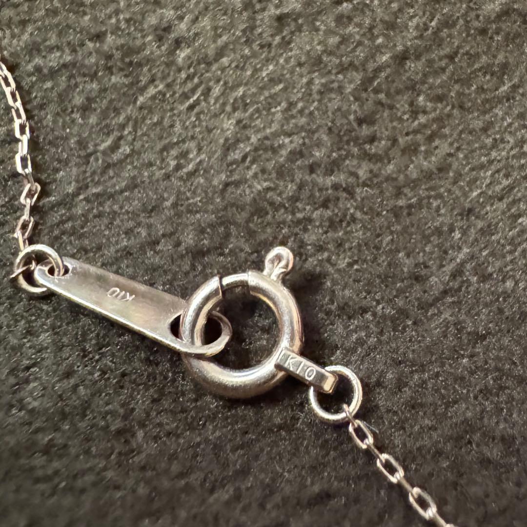 K10 ダイヤモンド ネックレス 0.03ct
