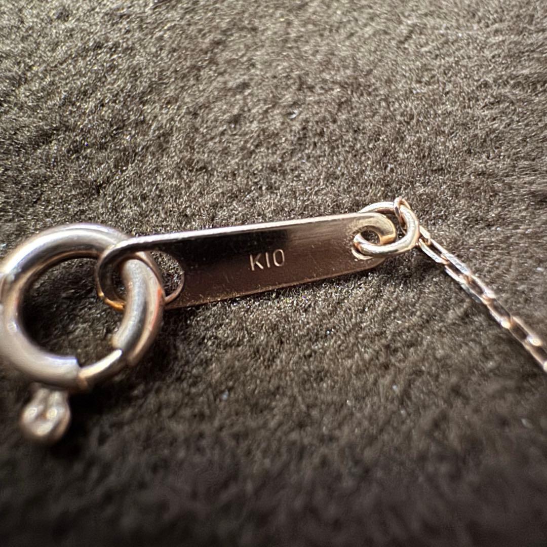 K10 ダイヤモンド ネックレス 0.03ct
