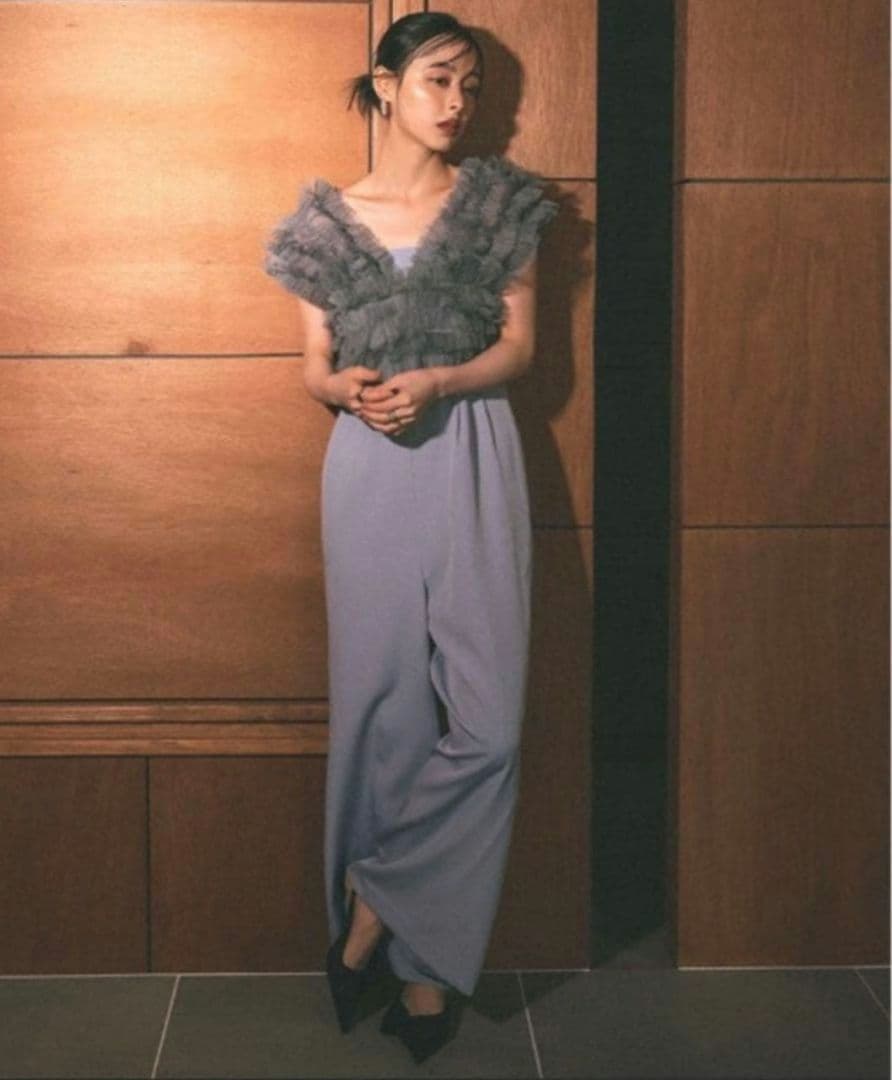 【新品タグ付き】tulle vest all in one dress M