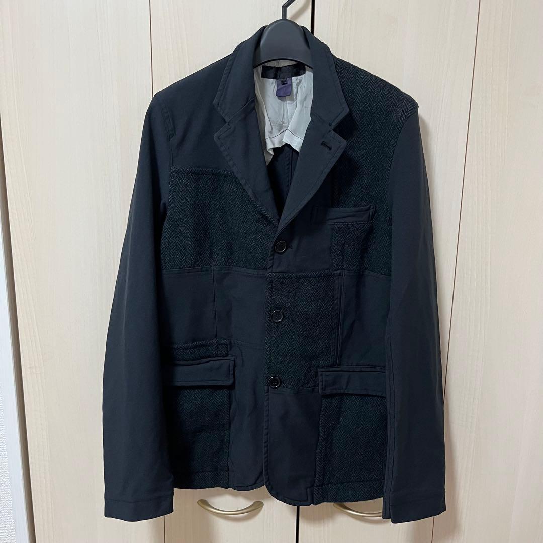 COMME des GARCONS SHIRT パッチワークジャケット