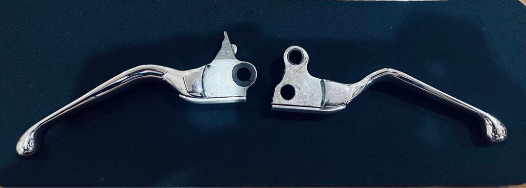 ハーレーダビッドソン レバー ブレーキクラッチ 交換用ロゴカバーあり