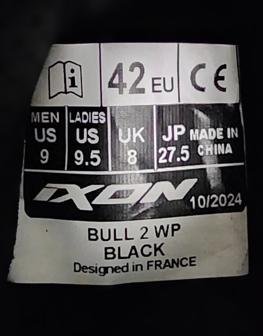 IXON BULL 2 WP ブラック 42サイズ