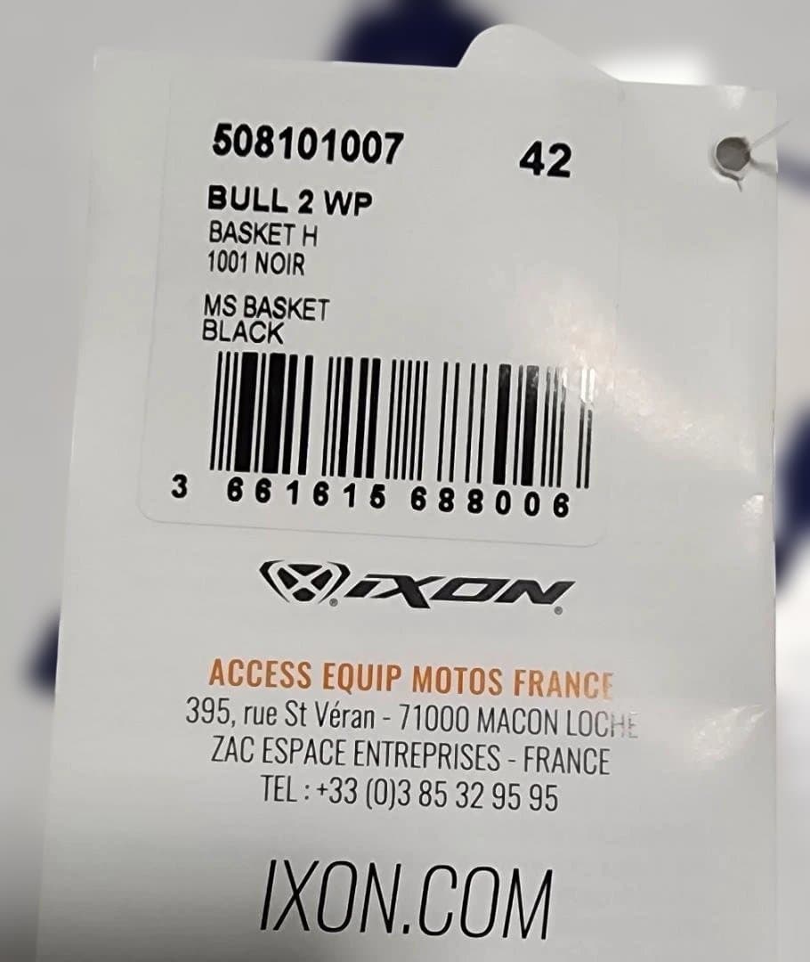 IXON BULL 2 WP ブラック 42サイズ