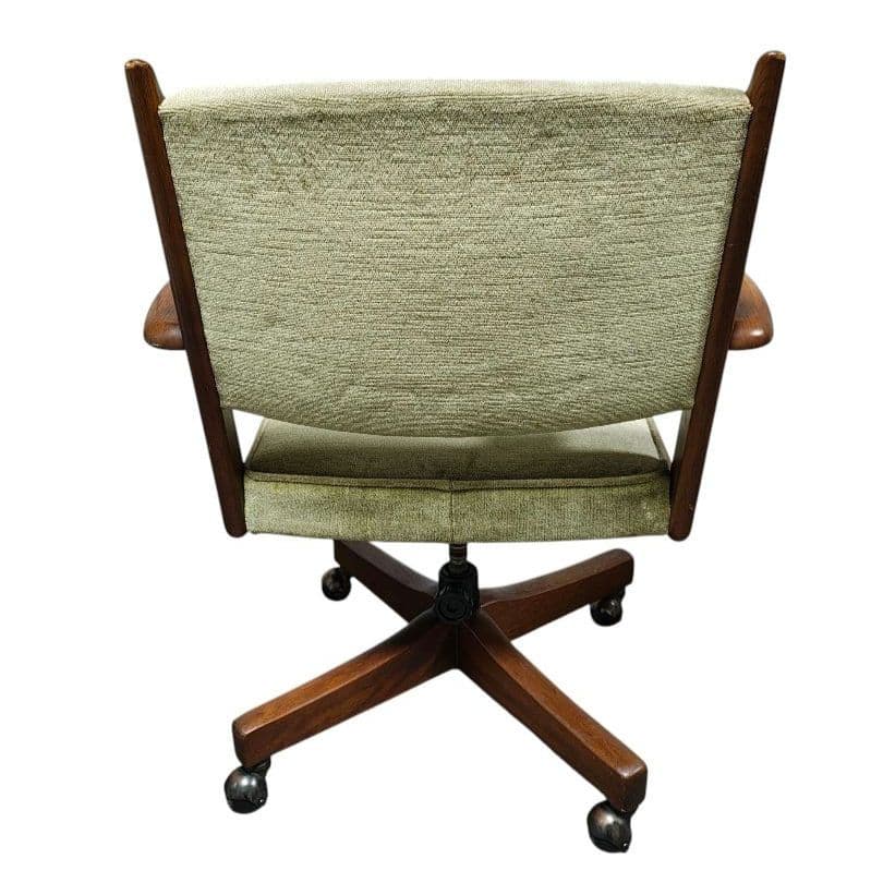 karimoku オールドカリモク コロニアル デスクチェア モケットグリーン