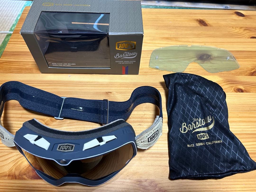 bell moto3(ブラック) 100% Barstow ゴーグルセット