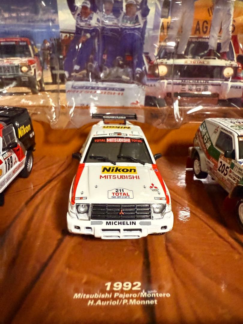 【値下げ】Norev 1/43 三菱パジェロ パリダカ優勝車 6台セット