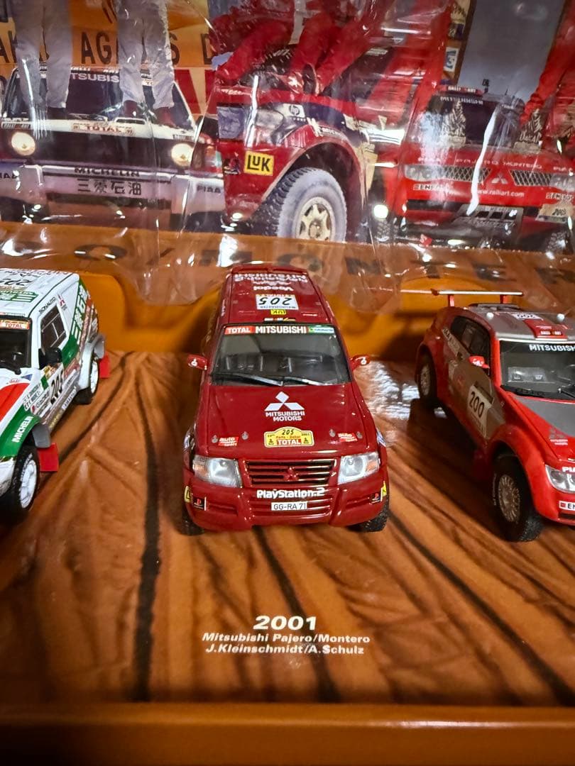 【値下げ】Norev 1/43 三菱パジェロ パリダカ優勝車 6台セット