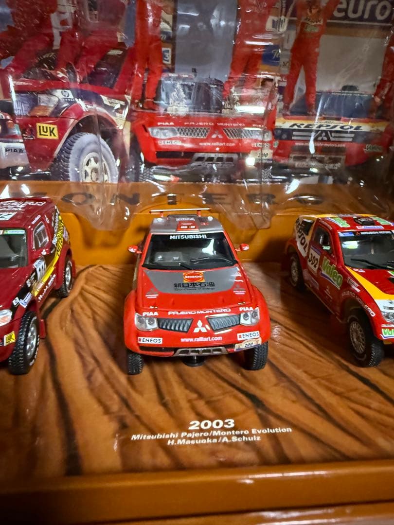 【値下げ】Norev 1/43 三菱パジェロ パリダカ優勝車 6台セット