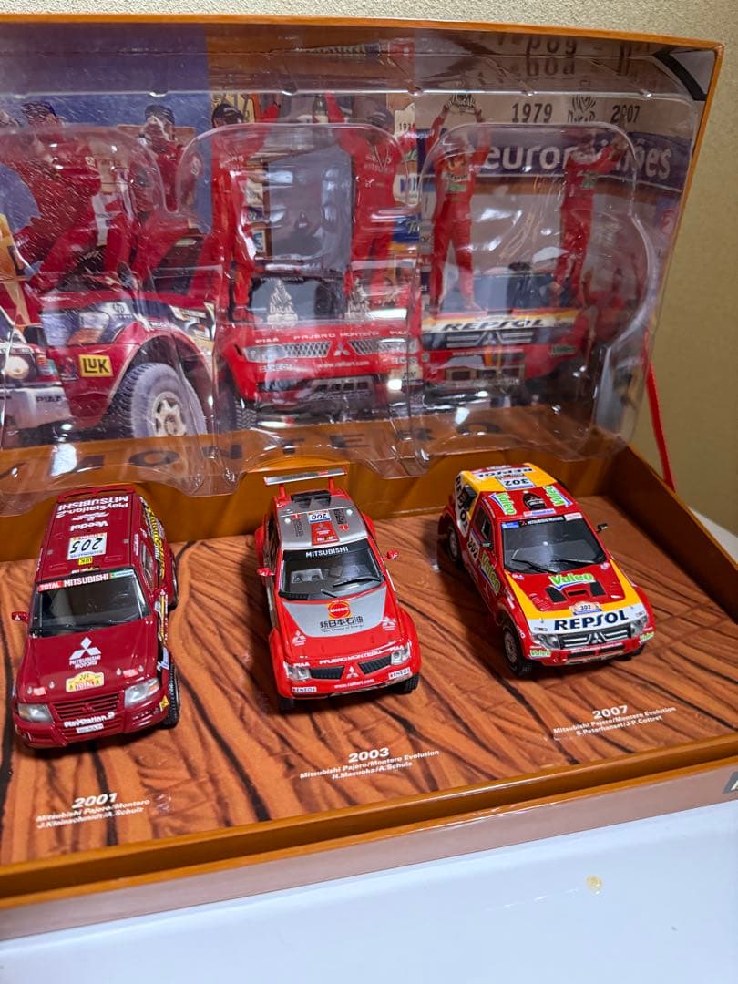 【値下げ】Norev 1/43 三菱パジェロ パリダカ優勝車 6台セット