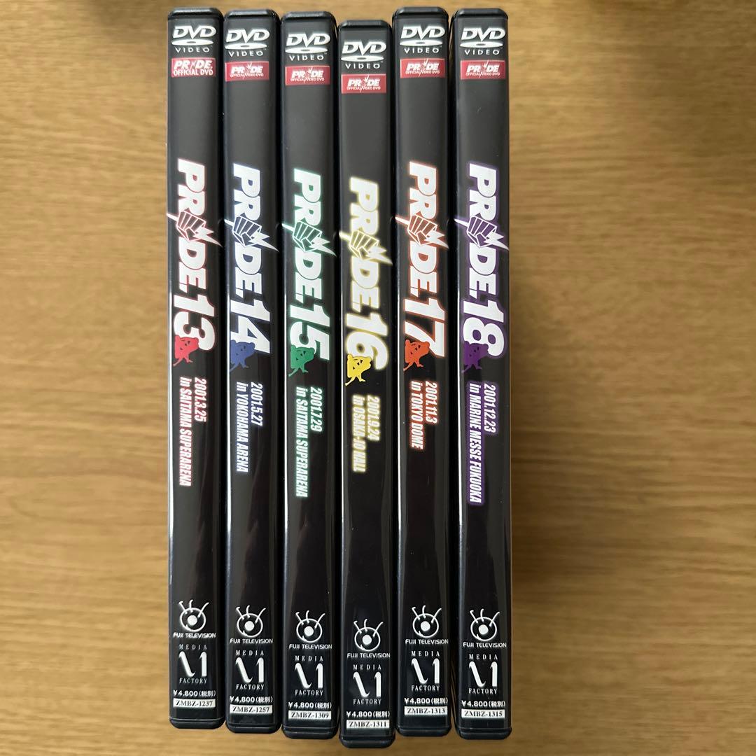 PRIDE.13～18 DVD 6枚セット 格闘技