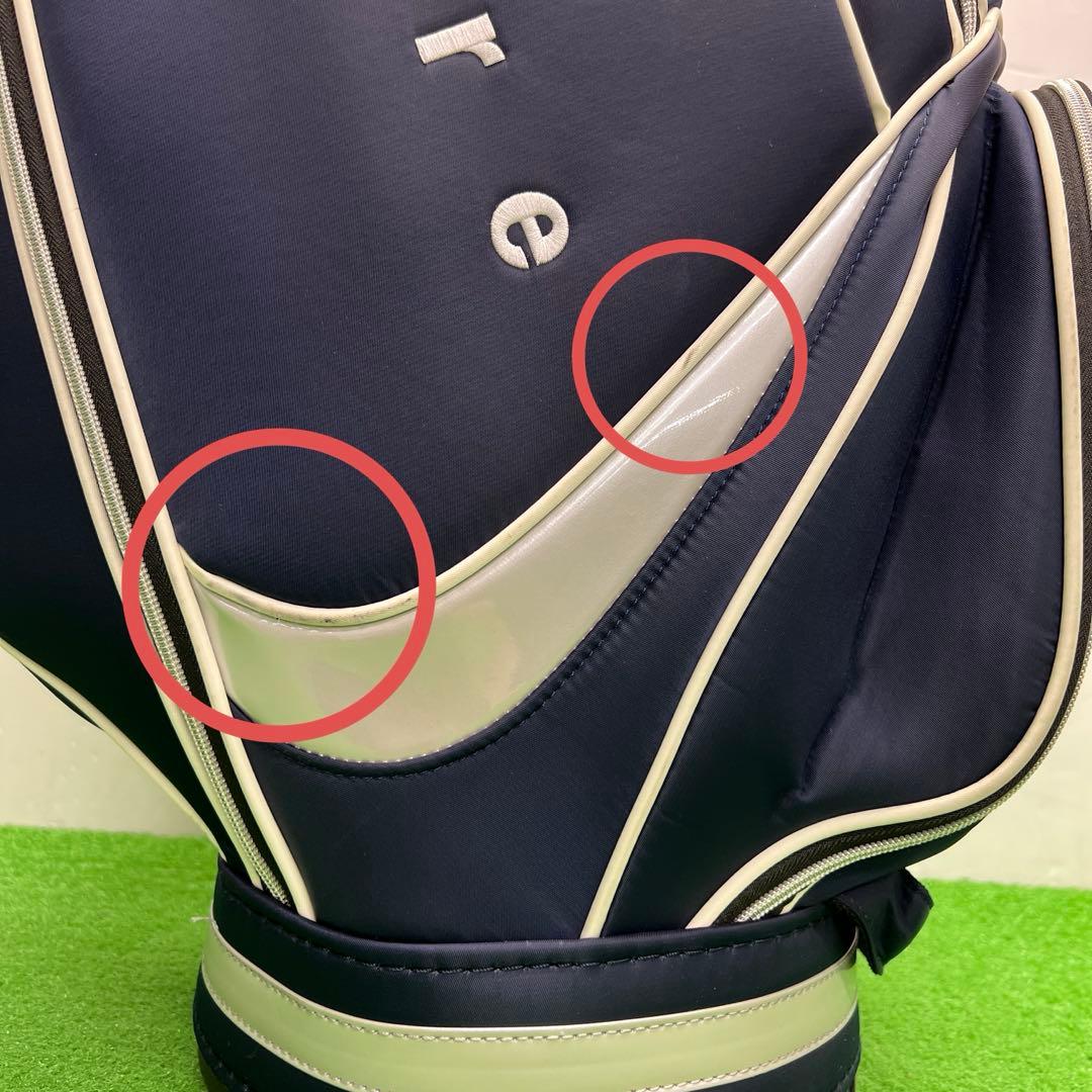 EPICURE エピキュール　ゴルフバッグ　8インチ　キャディバッグ　ネイビー