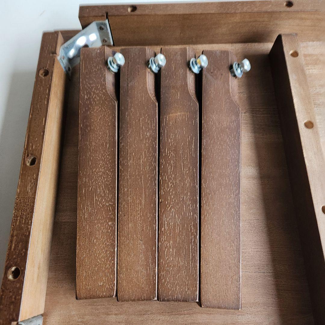 廃盤モデル 無印良品 MUJI 天然木　サイドテーブル　小　ラバーウッド材