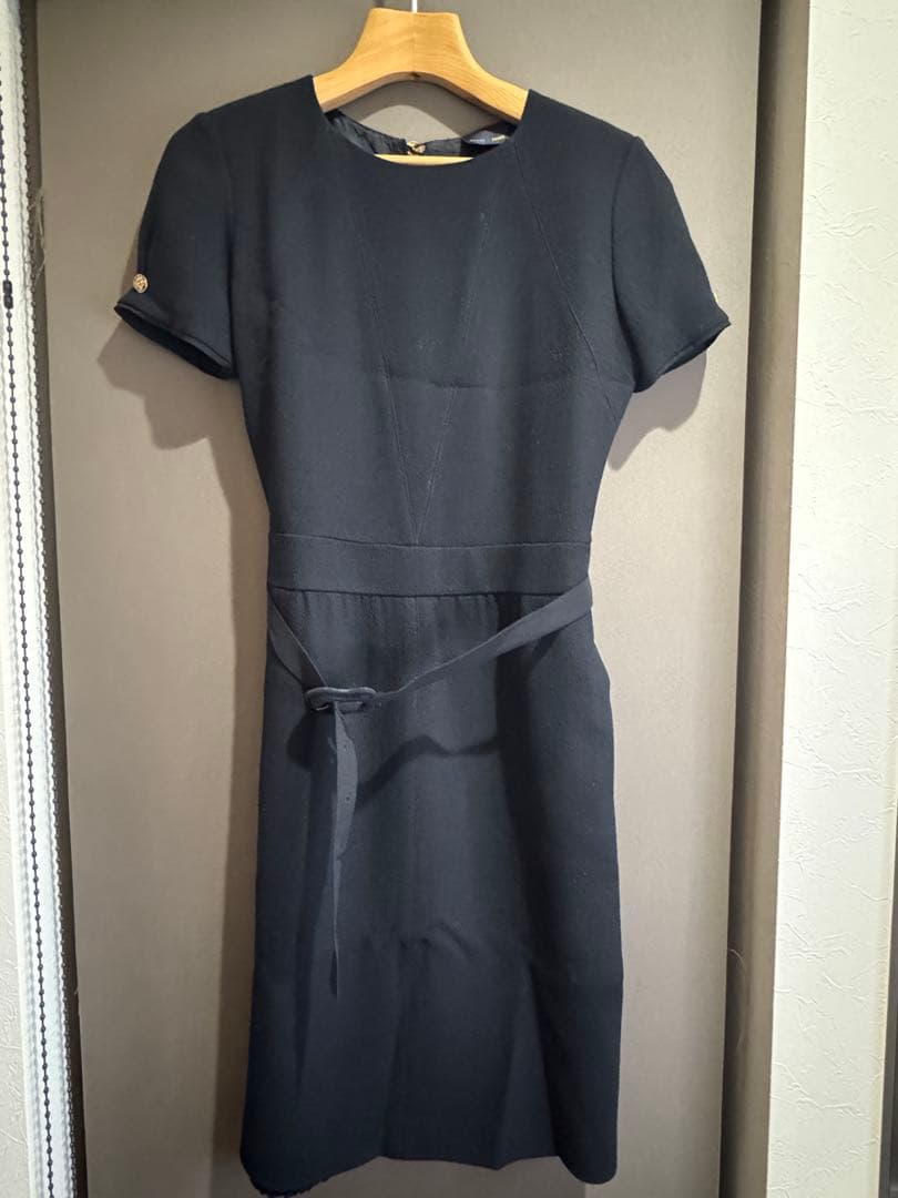 【未着用】FENDI フェンディ ブラック ニットワンピース 半袖