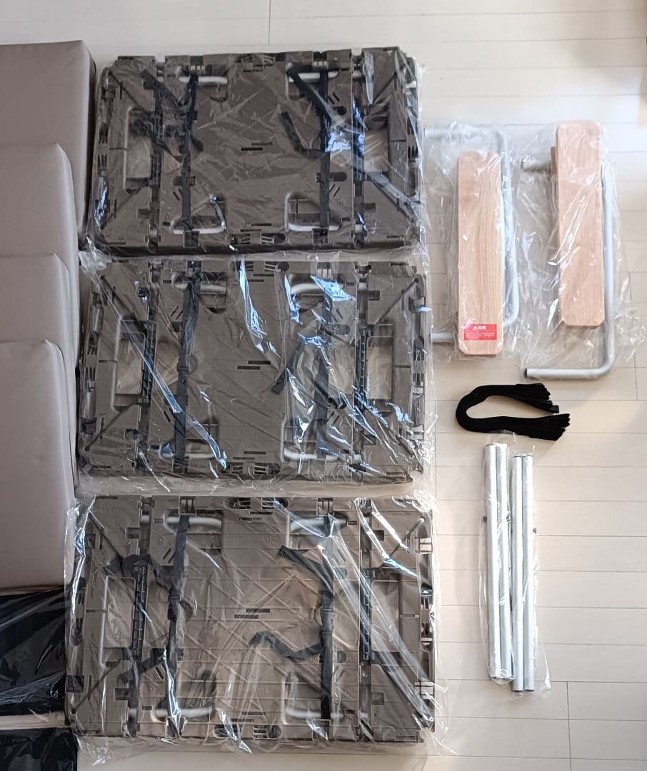 【美品】スノーピーク ラックソットマルチスターターセット＆ウッドテーブル W竹