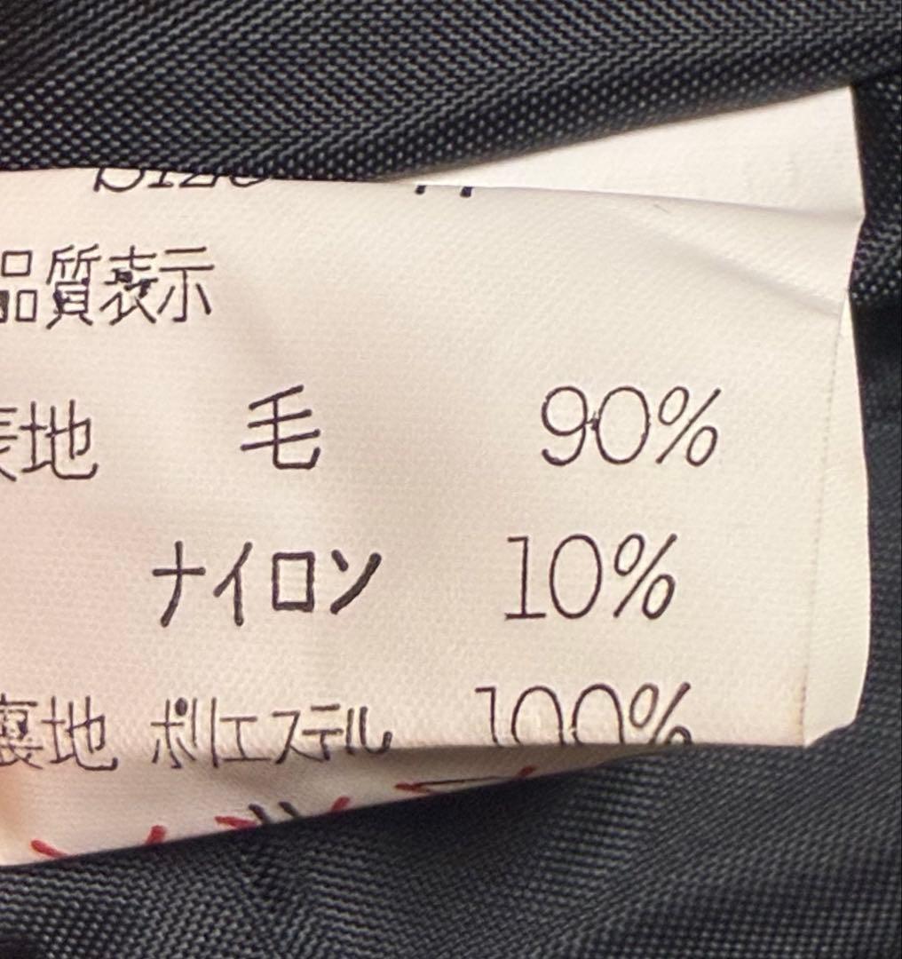 PEACE NOW フードロングコート 黒 M Aライン ピースナウ ウール