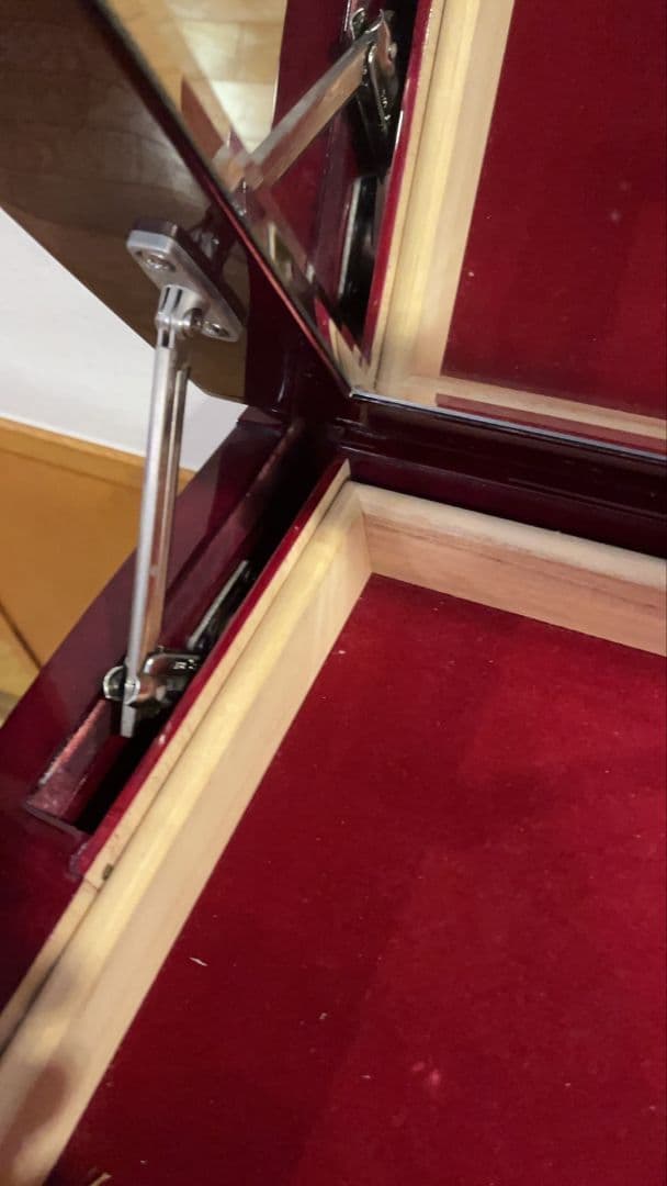 ジュエリーボックス 　チェスト　ワインレッド　三越