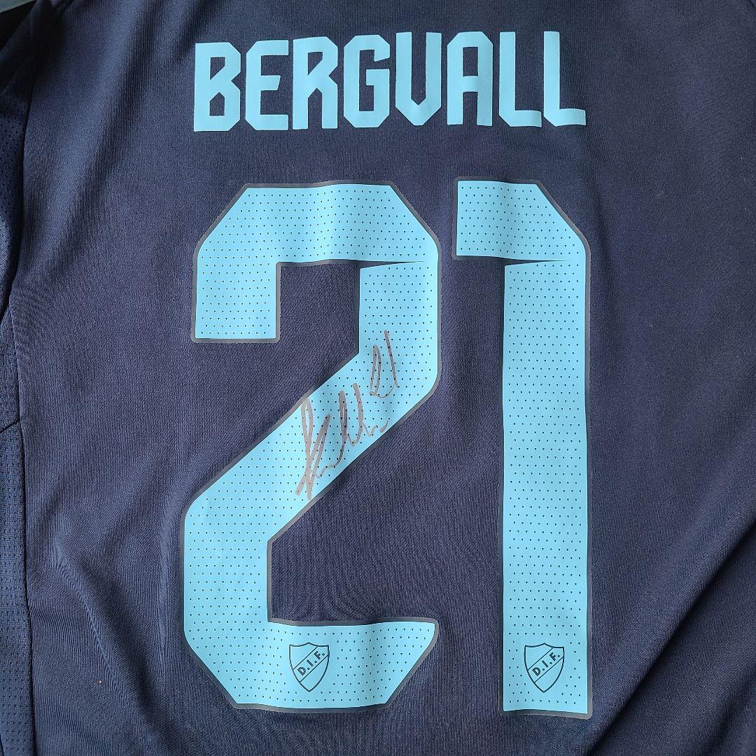 実使用サイン入り ルーカス・ベリヴァル ユールゴーデンIF カップ戦