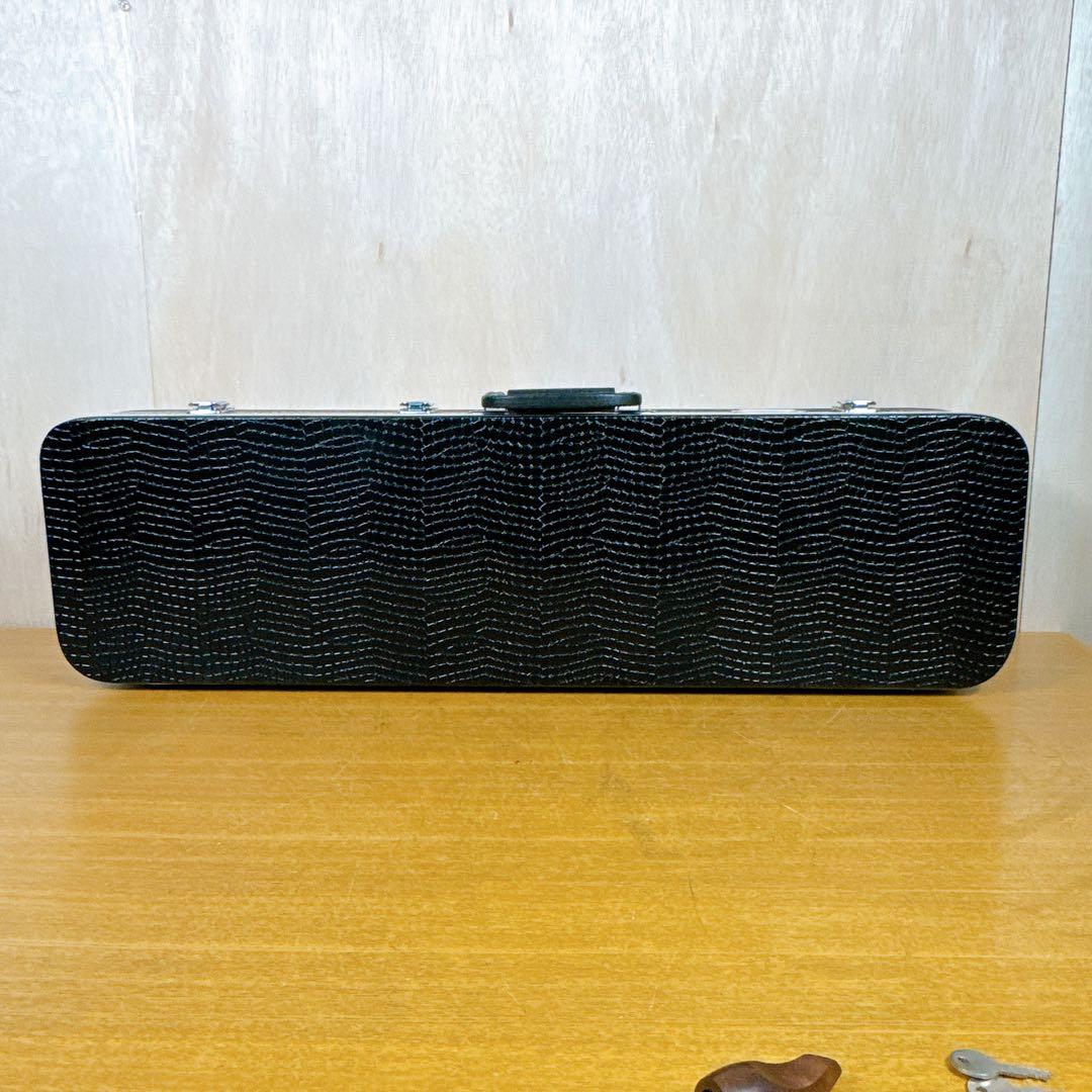 【美品】 初心者 入門 三線 沖縄三線 人工皮 ハードケース付き ツメ 駒