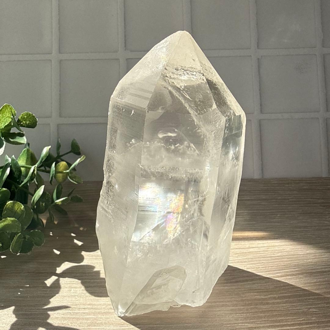 ラッキーブラジル産♪水晶ポイント416g