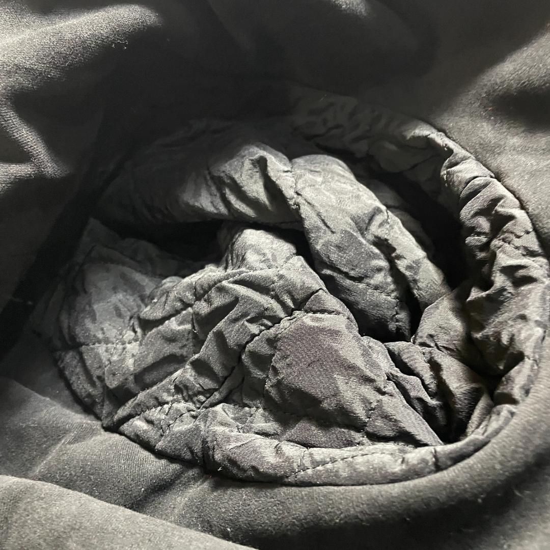 90s ヒューゴ ボス スタンドカラー メルトンウールコート ミニマル 黒 4