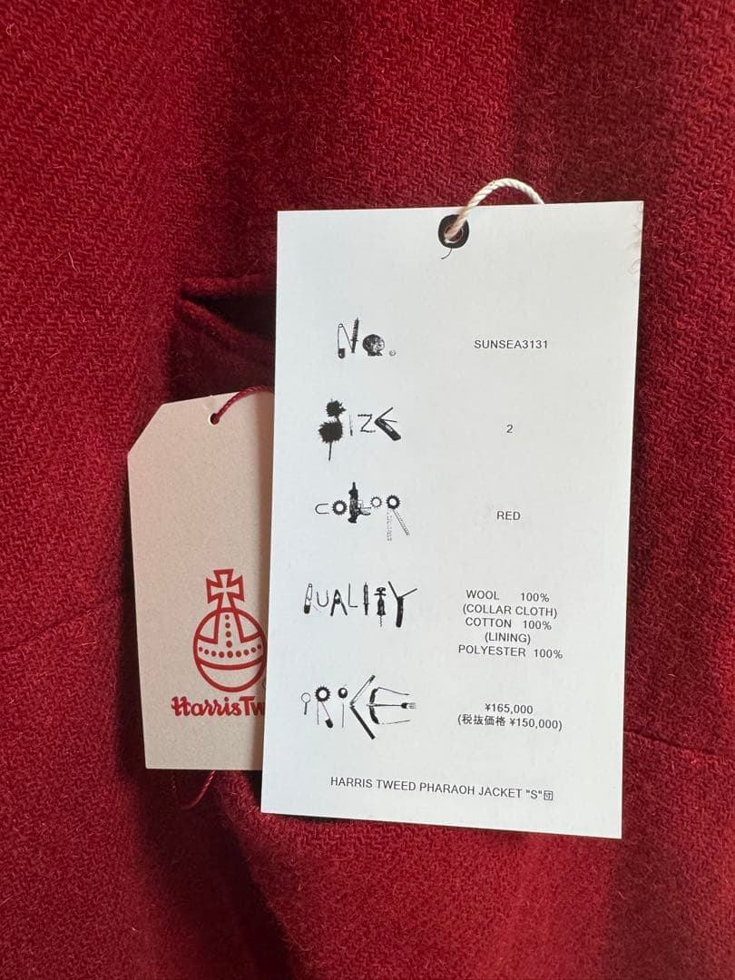 ジャケット・アウター SUNSEA 31th HARRIS TWEED PHARAOH JACKET