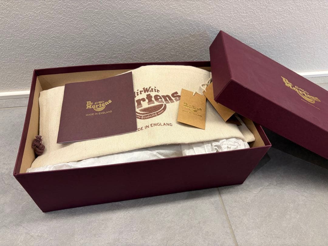 英国製　Dr. Martens 26710101 1461 SADDLE UK8