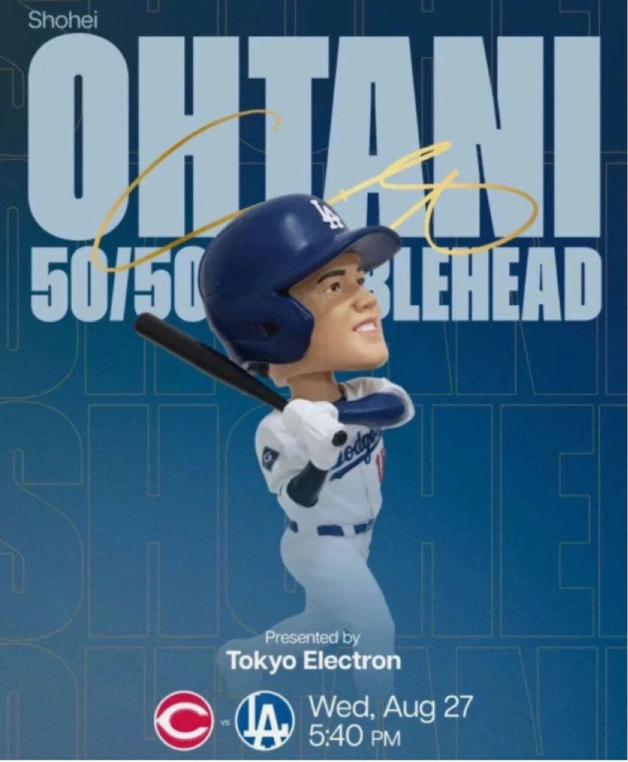 Shohei Ohtani 50/50 ボブルヘッド