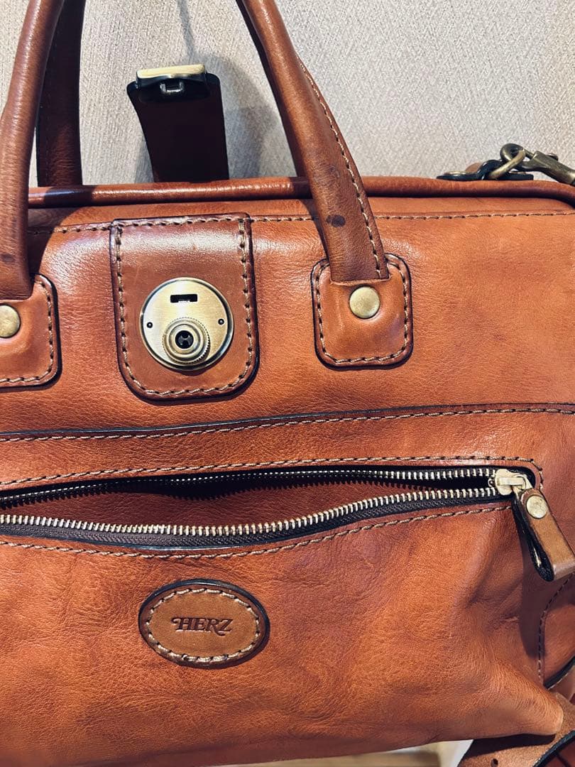 ヘルツ HERZドクターバッグ 初期型レザー ボストン