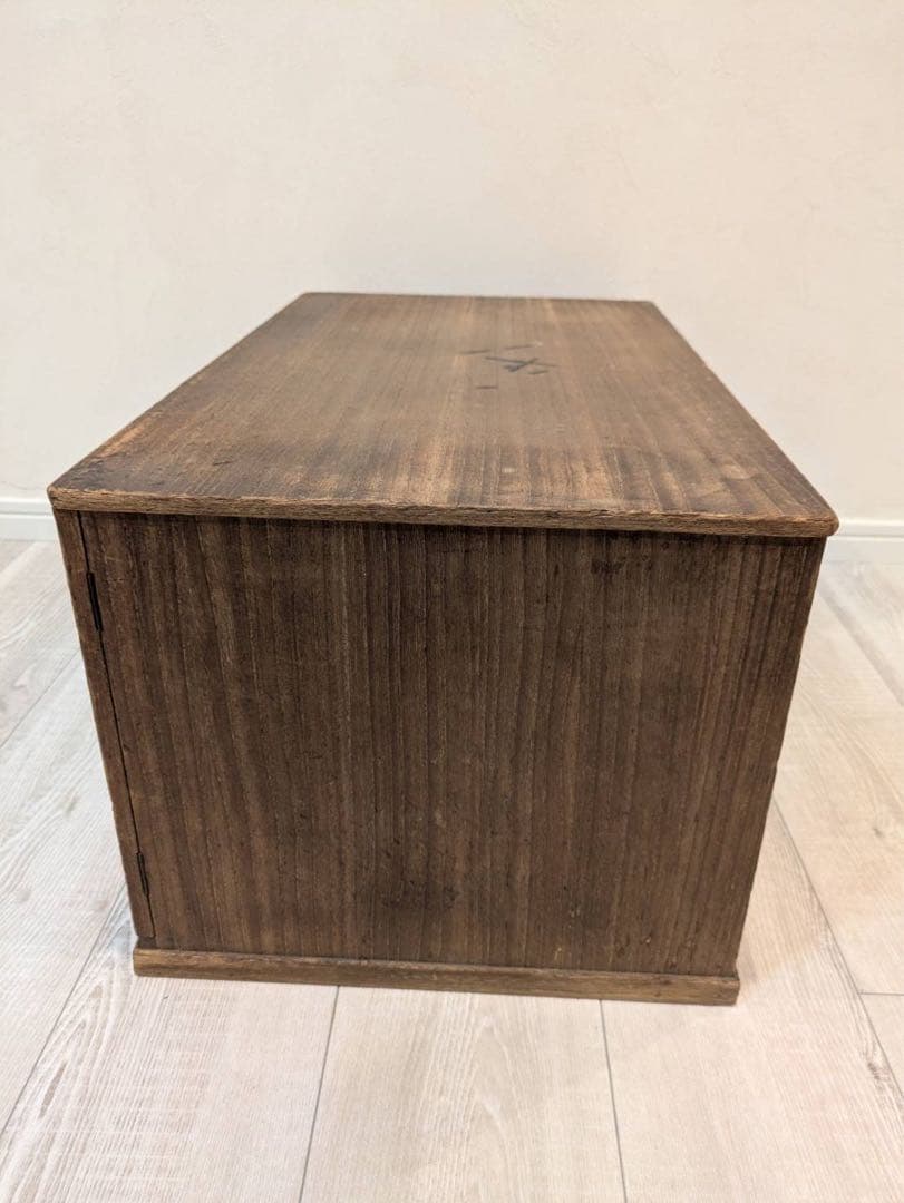 ★おまけ付　総桐手許箪笥・桐飾り棚・レトロ時代箪笥茶道具・引き出し古民具 和家具