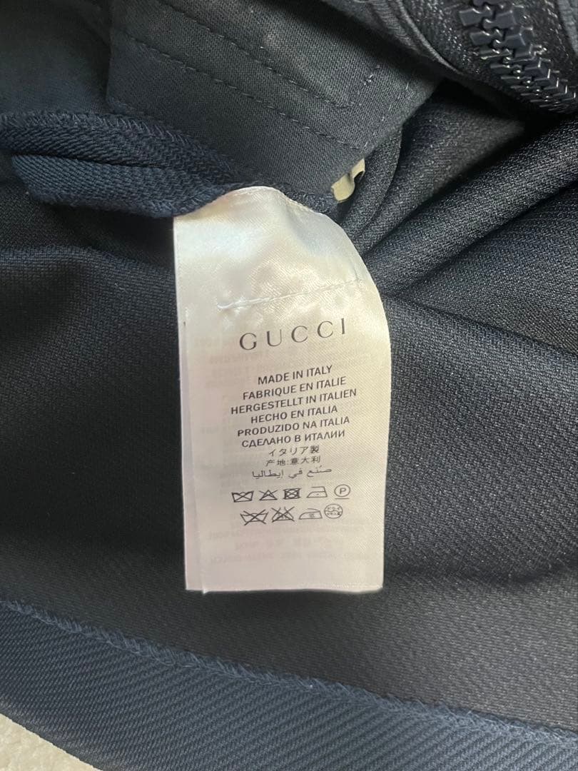 GUCCI シェリーライン フロントジップノースリーブワンピース