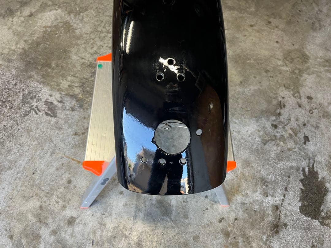 ハーレー　リアフェンダー　2001年式 FLSTF ファットボーイ　カット済黒