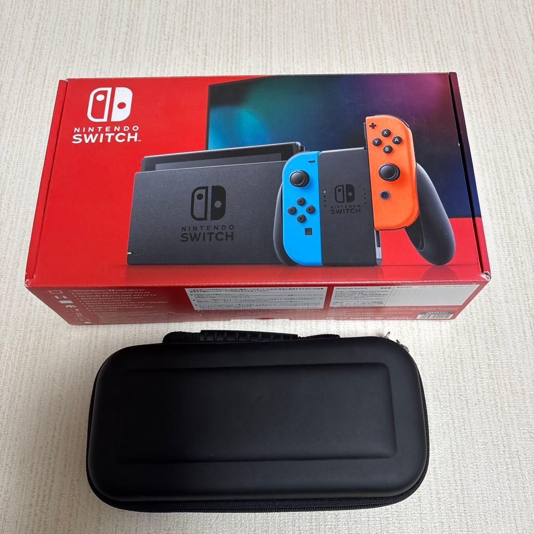 Nintendo Switch 本体　ネオンブルー　ネオンレッド 専用ケース付