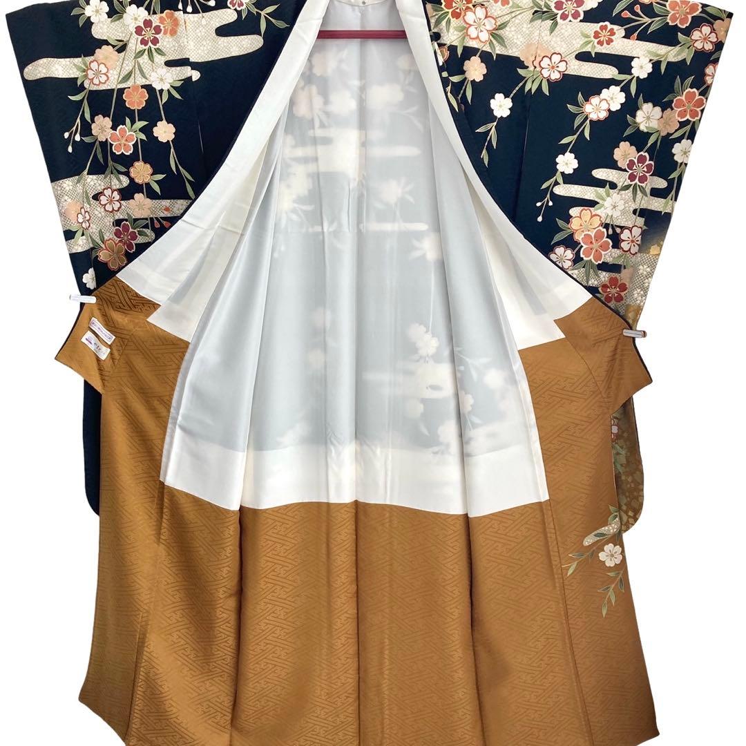 ™️ 黒　やまと扱い　振袖4点セット‼️お振袖セット‼️NO81