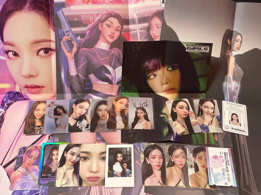 aespa カリナ トレカ ポスター セット