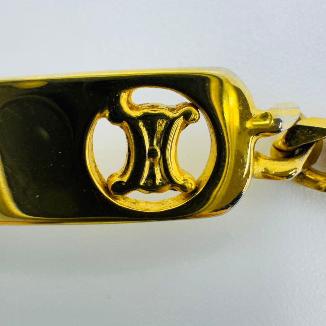 ✨CELINE✨セリーヌ✨トリオンフ✨IDプレート✨ゴールド✨ブレスレット✨