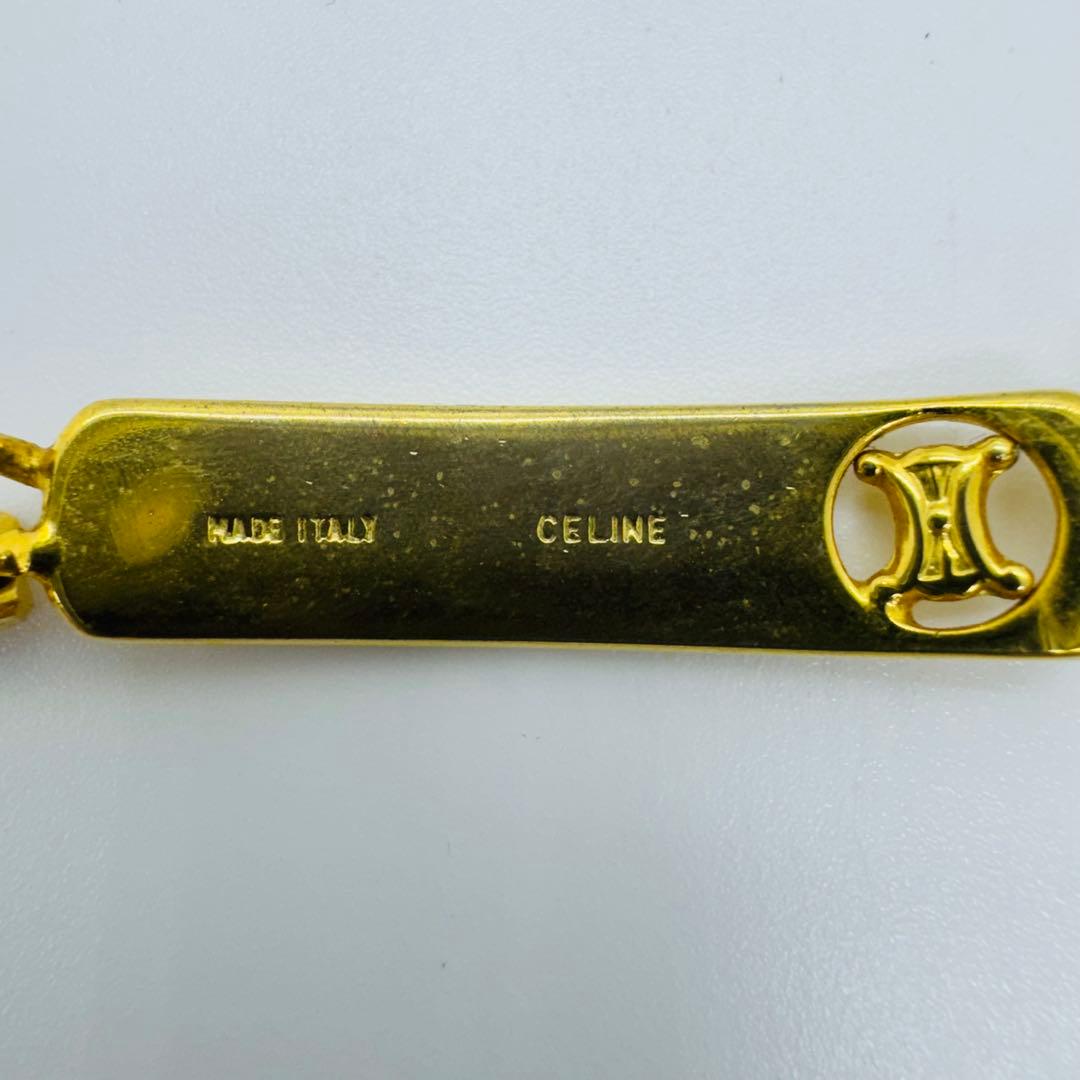✨CELINE✨セリーヌ✨トリオンフ✨IDプレート✨ゴールド✨ブレスレット✨