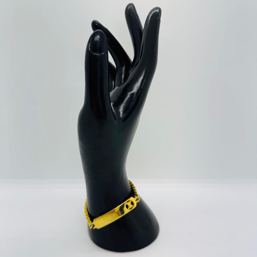 ✨CELINE✨セリーヌ✨トリオンフ✨IDプレート✨ゴールド✨ブレスレット✨