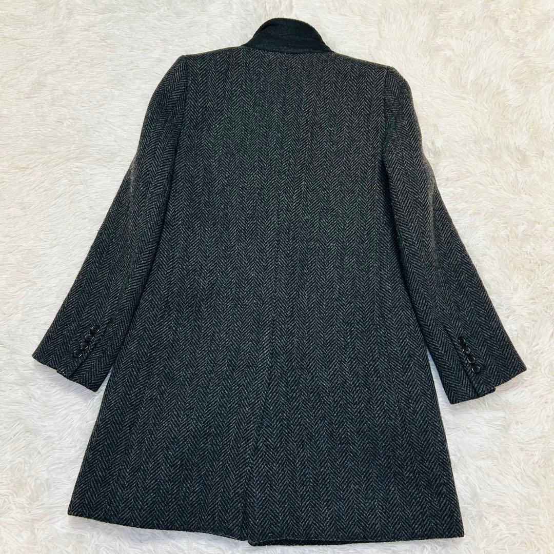 マーガレットハウエル ウール ツィード ヘリンボーン チェスター コート 1