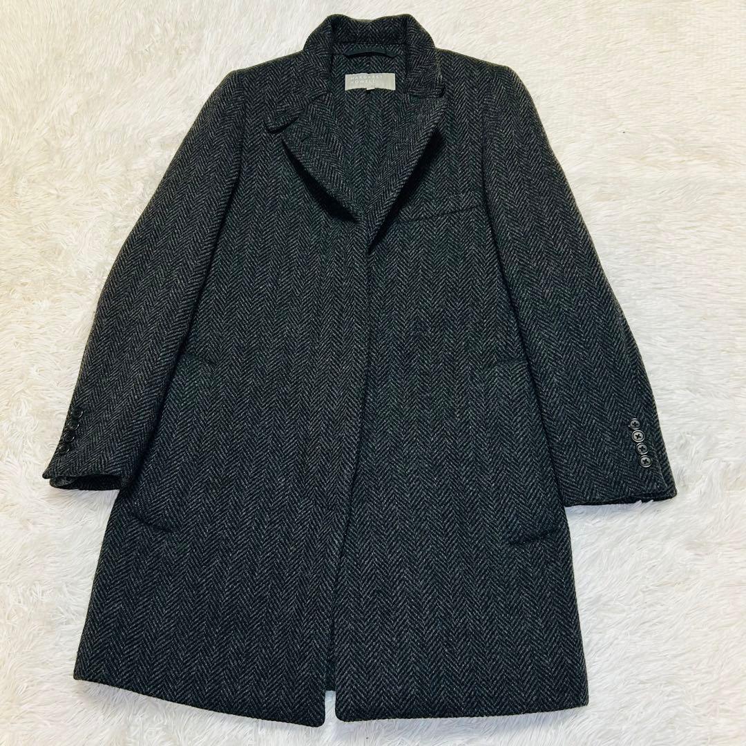 マーガレットハウエル ウール ツィード ヘリンボーン チェスター コート 1